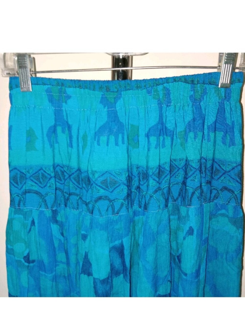 Nwt Carole Little Vintage Full Length Skirt Medium - Picture 3 of 9
